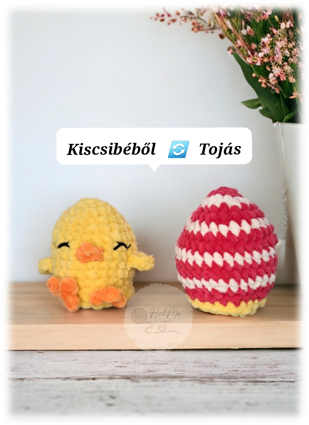 KIFORDÍTHATÓ HÚSVÉTI FIGURÁK - AMIGURUMI HORGOLÁSMINTA MAGYARUL KIFORDÍTHATÓ HÚSVÉTI FIGURÁK - AMIGURUMI HORGOLÁSMINTA MAGYARUL